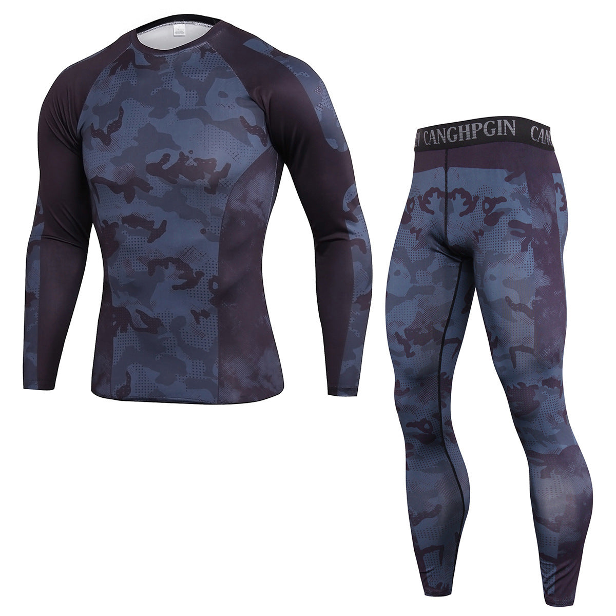 Men's PRO Tight Fitness Sports Training Suit Stretch-Aria Doejay