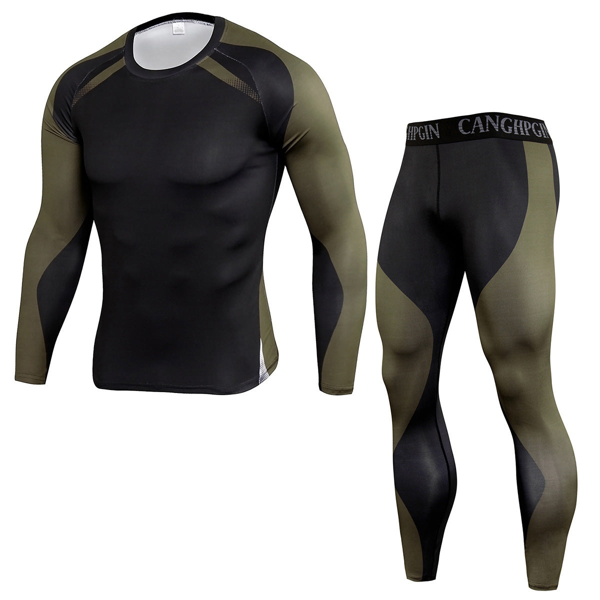 Men's PRO Tight Fitness Sports Training Suit Stretch-Aria Doejay