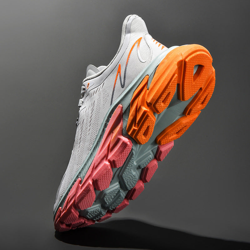 Marathon Running Shoes Sports Students Breathable Ultra-lightweight Shock-absorbing Running Shoes-Aria Doejay