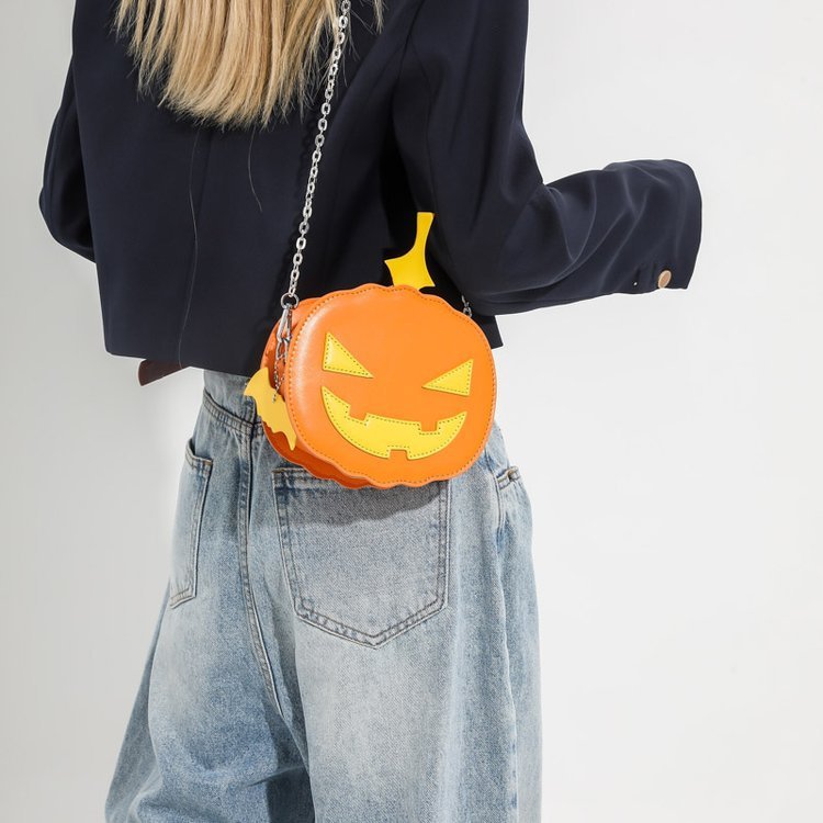 Fashion Personality Halloween Funny Pumpkin Bag