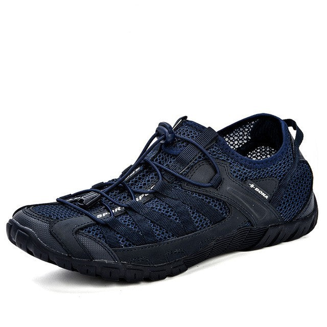 Lightweight Comfortable Men's Casual Shoes With Breathable Mesh Surface