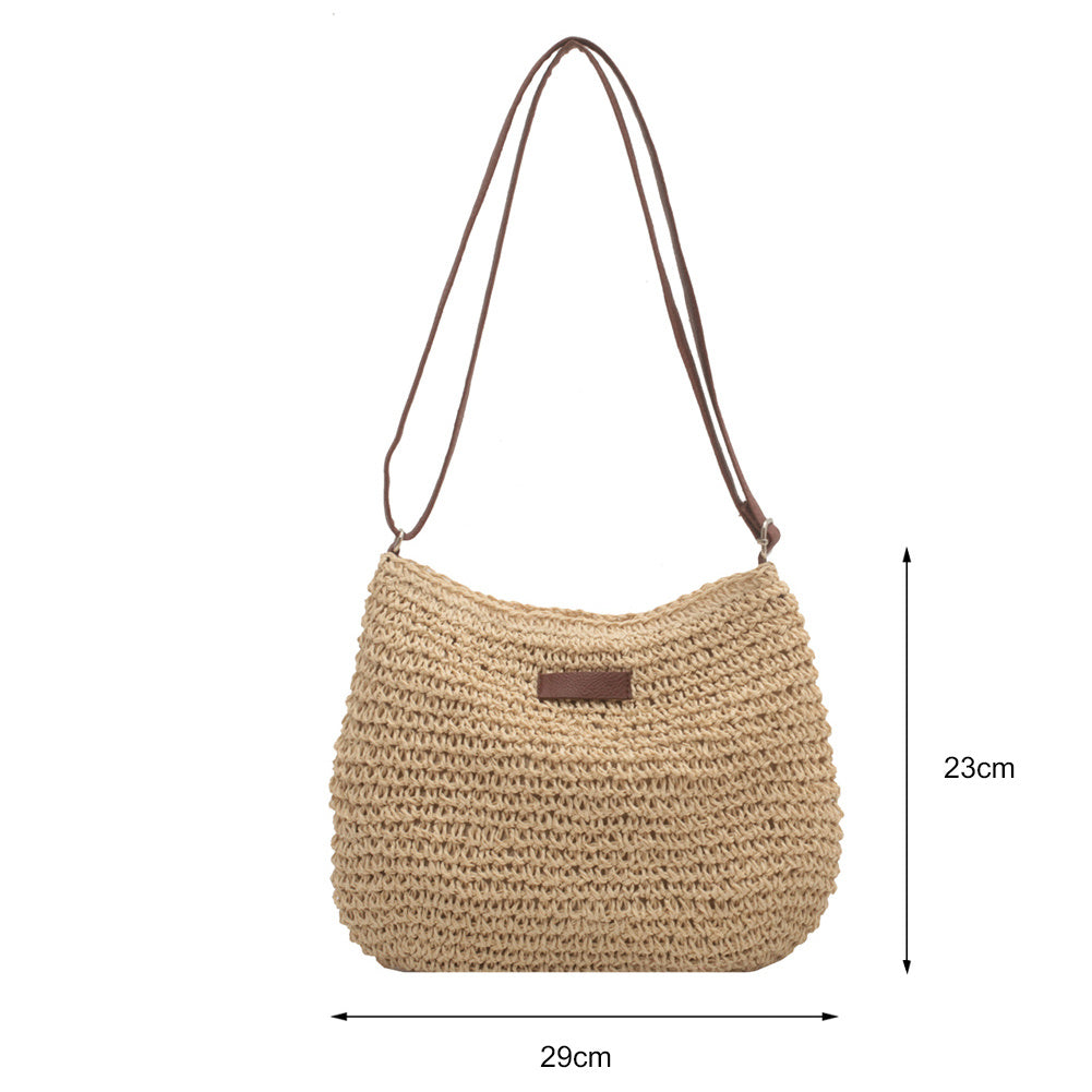 Niche Design Vacation Straw Tote Bag-Aria Doejay