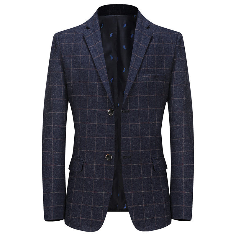 New Leisure Suits For Men Coat Plaid Fashion-Aria Doejay