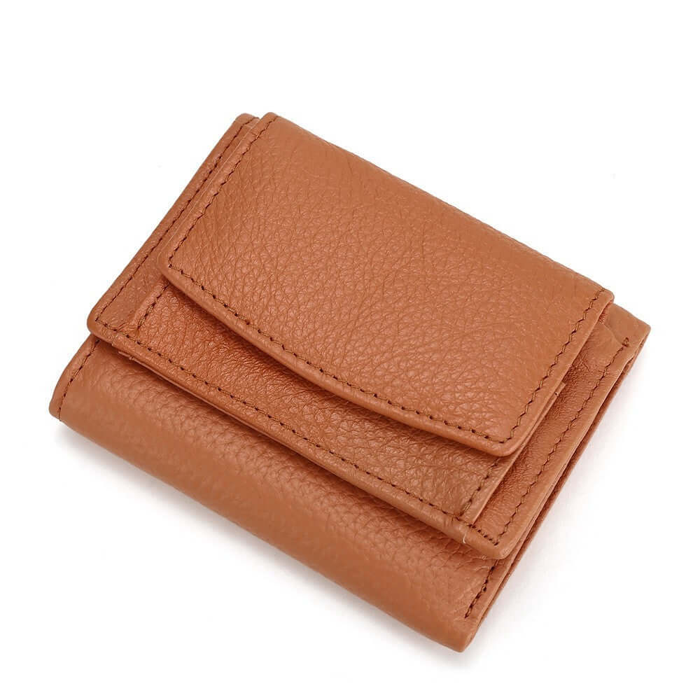 Minimalist And Creative Multi Card Mini Leather Wallet-Aria Doejay