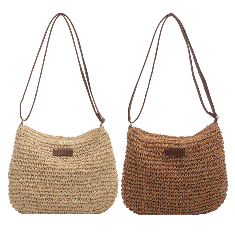 Niche Design Vacation Straw Tote Bag-Aria Doejay