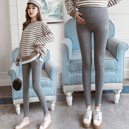 Maternity Leggings Fleece-lined Outer Wear-Aria Doejay