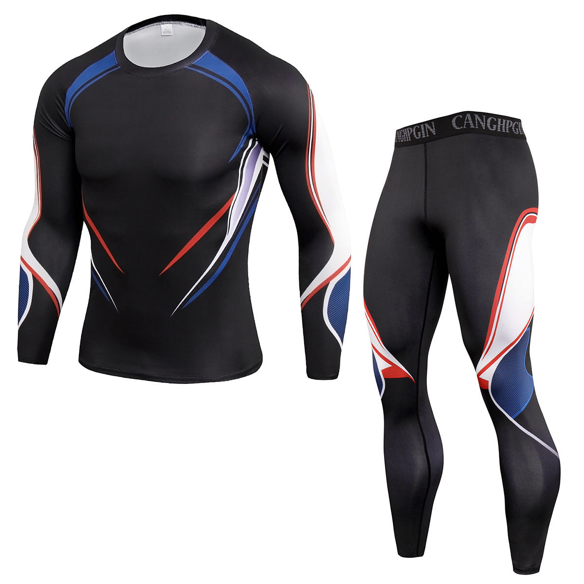 Men's PRO Tight Fitness Sports Training Suit Stretch-Aria Doejay