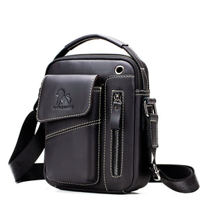 Leather Men's Shoulder Messenger Bag Fashion Trend