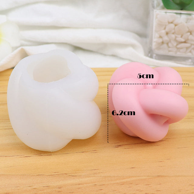 Non-stick Bubble Cube Candles Silicone Mold 3D Aromathera-Aria Doejay