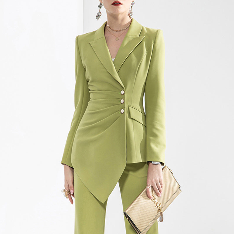 Women's Fashionable Ladies' Irregular Suits For Trimming-Aria Doejay