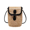 Women's Simple Casual Straw Phone Crossbody Bag