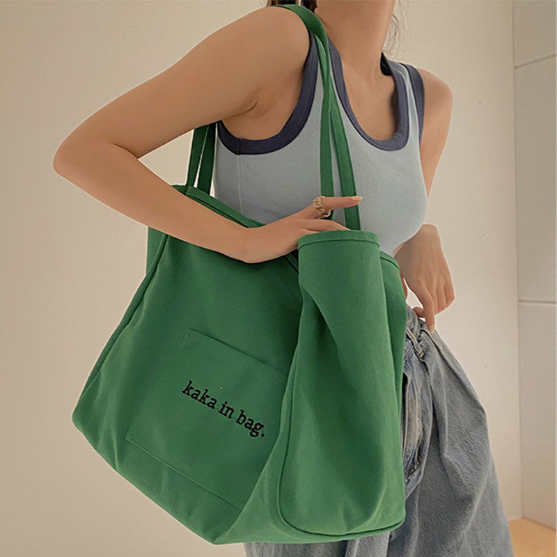 Ins Large Capacity Bag Shopping Bag Fashion Totes Versatile Shoulder Bag