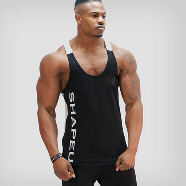 Sports Running T-shirt Men Gym Fitness Tops Tee Shirt String-Aria Doejay