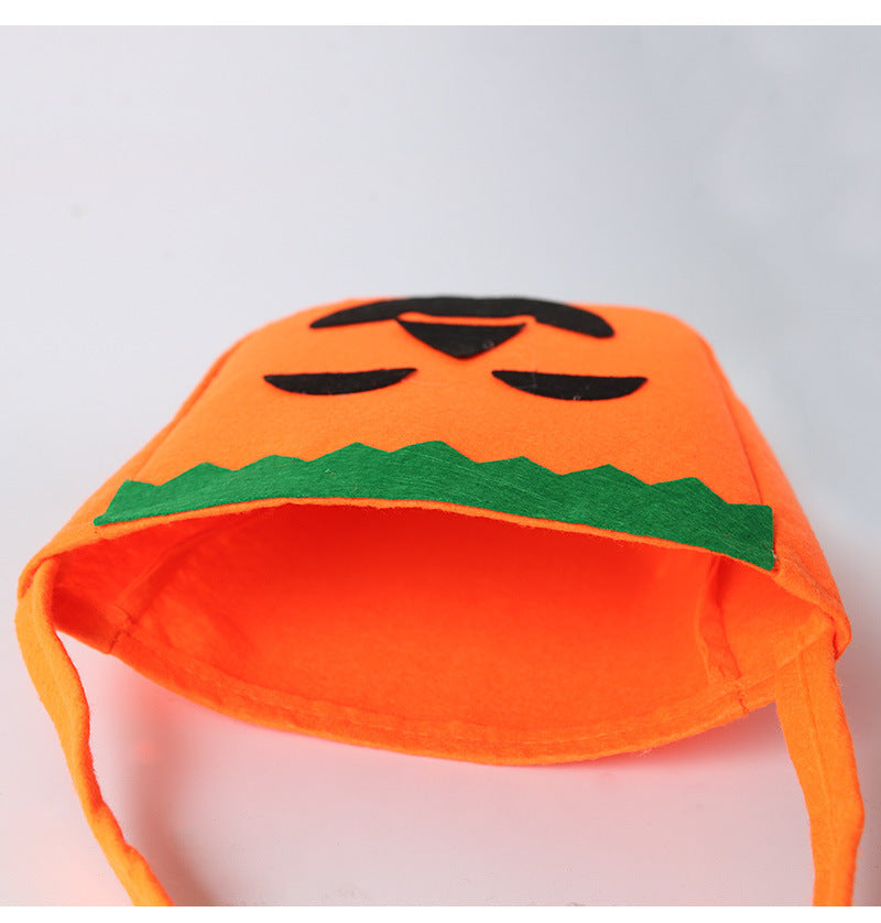 Halloween Pumpkin Bag Portable Three-dimensional Non-woven Bag Candy Bag