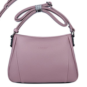 New Fashion Messenger Bag Middle-aged Female Bag Soft Leather Small Bag Shoulder Bag For Mother