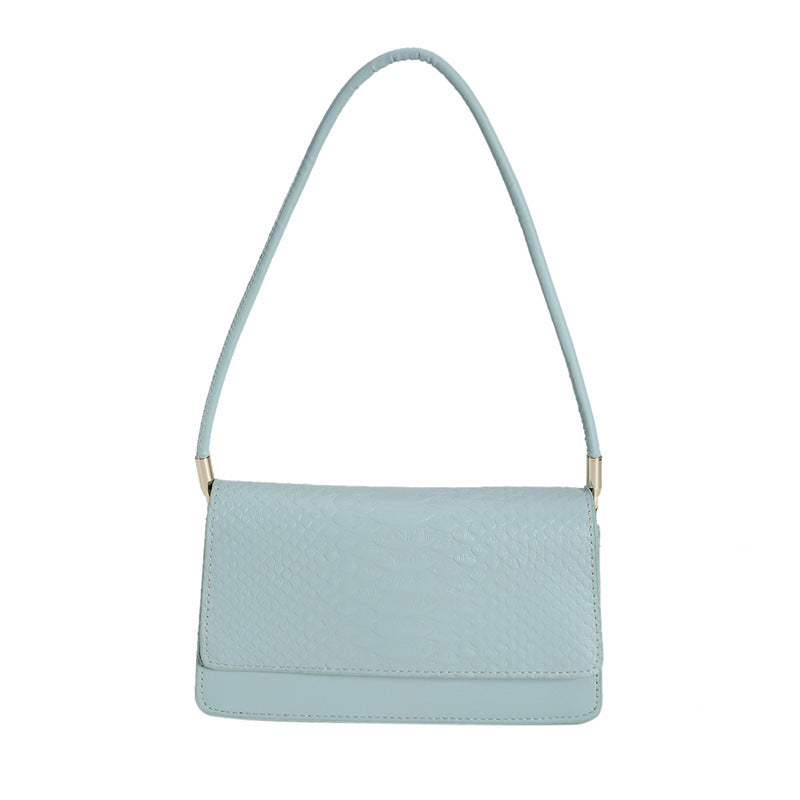 New Trendy Retro Textured Shoulder Bag