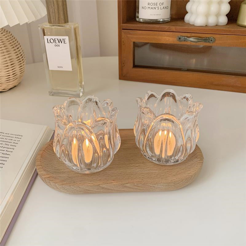 Tulip Candle Holder Home Decor Ornament-Aria Doejay