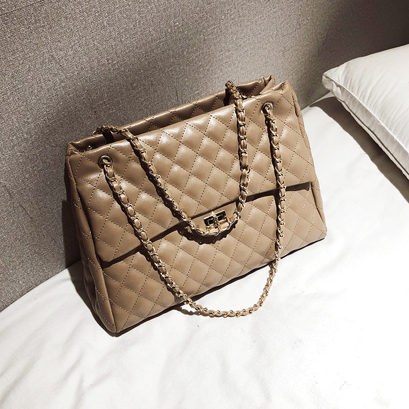 One-shoulder Diagonal Bag Leisure Big Bag