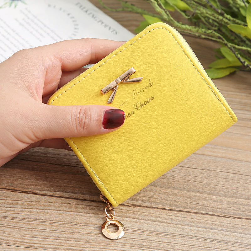 Women's Zipper Short Coin Purse