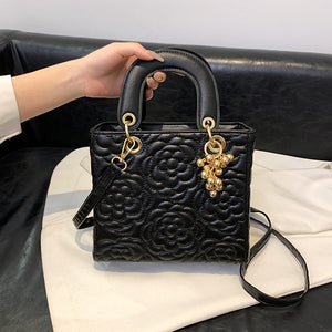 Women's Fashionable Embroidered Shoulder Handbag