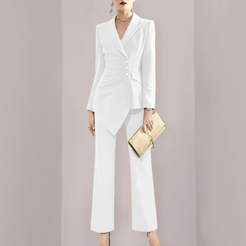 Women's Fashionable Ladies' Irregular Suits For Trimming-Aria Doejay