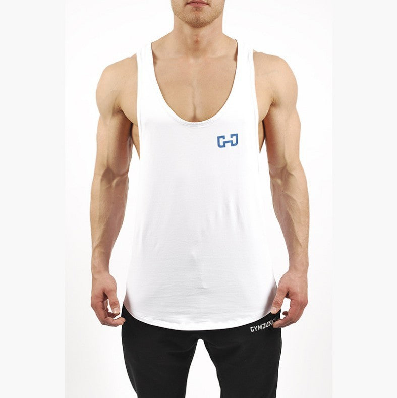 Men's Training Fitness Sleeveless Bottoming Shirt Vest-Aria Doejay