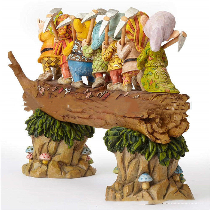 Resin Seven Dwarfs Gnome Garden Decor-Aria Doejay