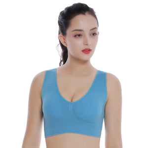 Plus Size Bras For Women Seamless Bra With Pads Big Size 5XL 6XL Bralette Push Up Brassiere Bra Vest-Aria Doejay