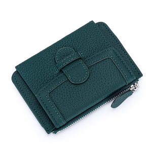 Fashion Ultra-thin Multifunctional Leather Multiple Card Slots Wallet