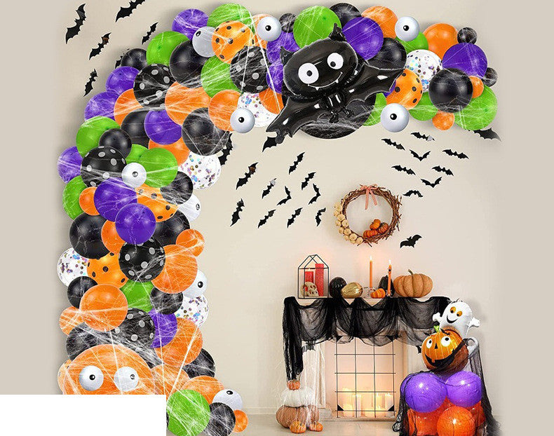 Halloween Party Decor Latex Balloons Set-Aria Doejay