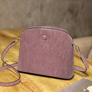 Niche Female Leather One-shoulder Crossbody Bag