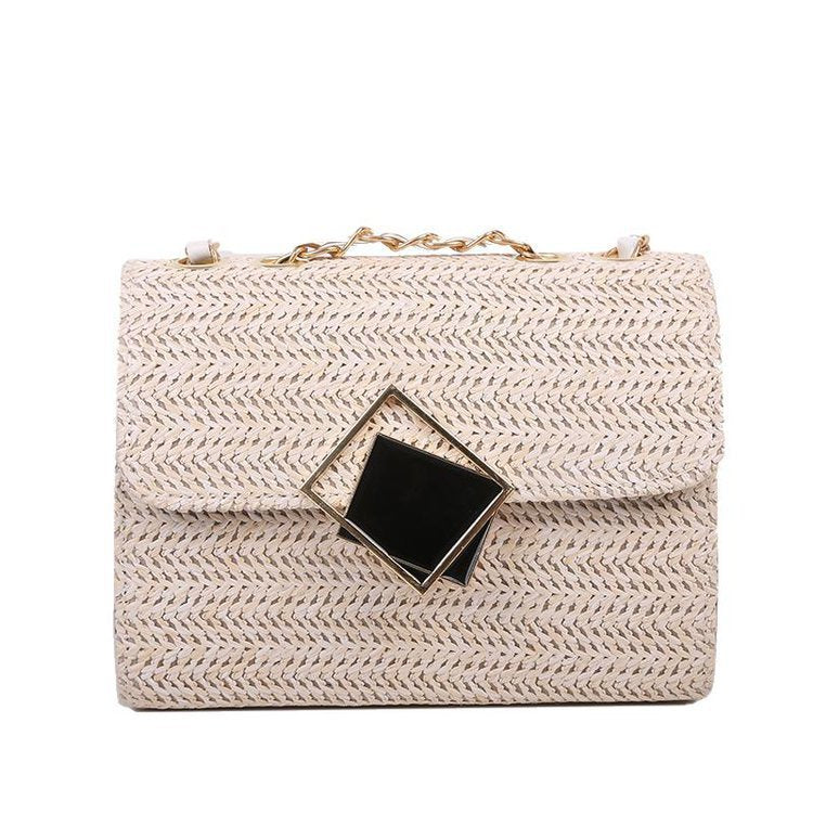 Handbags New Straw Woven Bag Women's Trendy Fashion Ladies Shoulder Bag