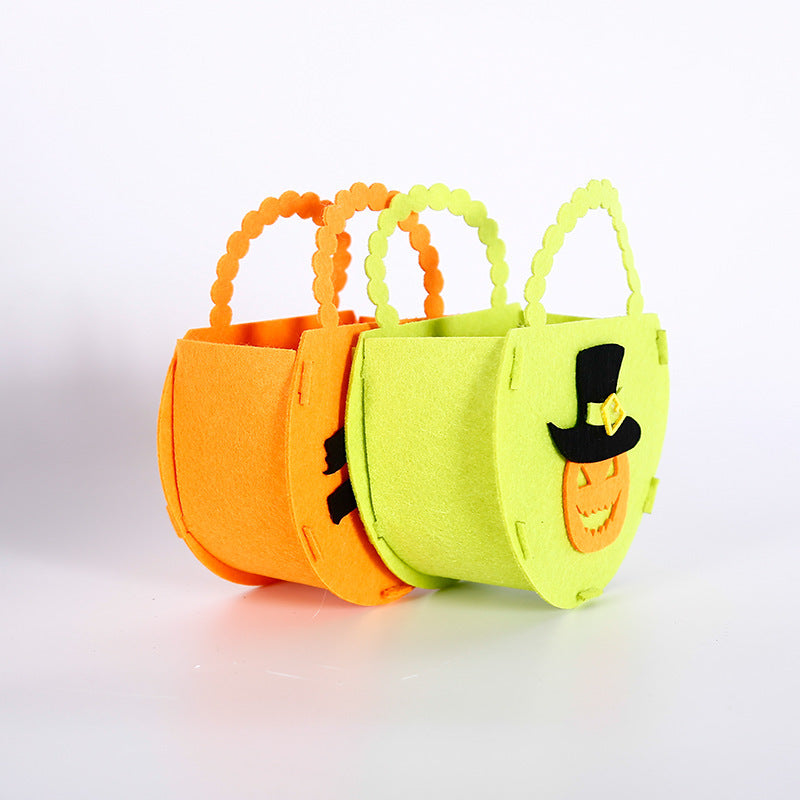 Halloween Pumpkin Candy DIY Handmade Gift Bag