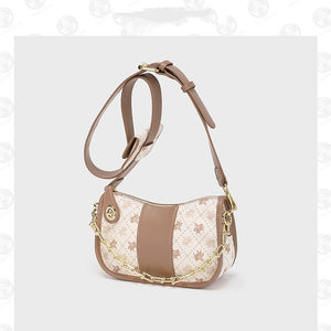 One-shoulder Messenger Bag With Underarm Print