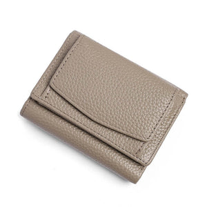 Minimalist And Creative Multi Card Mini Leather Wallet-Aria Doejay