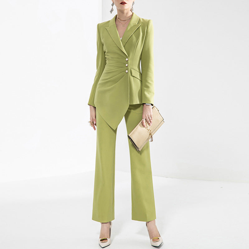 Women's Fashionable Ladies' Irregular Suits For Trimming-Aria Doejay