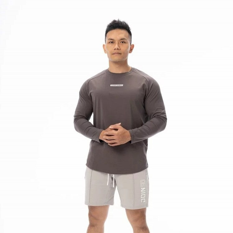 Fashion Sports Fitness Long Sleeve T-shirt Men-Aria Doejay