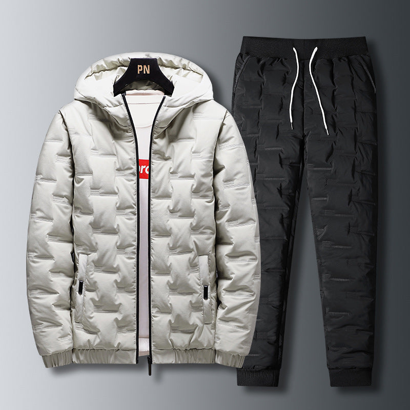 Men's Autumn And Winter Suits New Down Padded Jackets-Aria Doejay