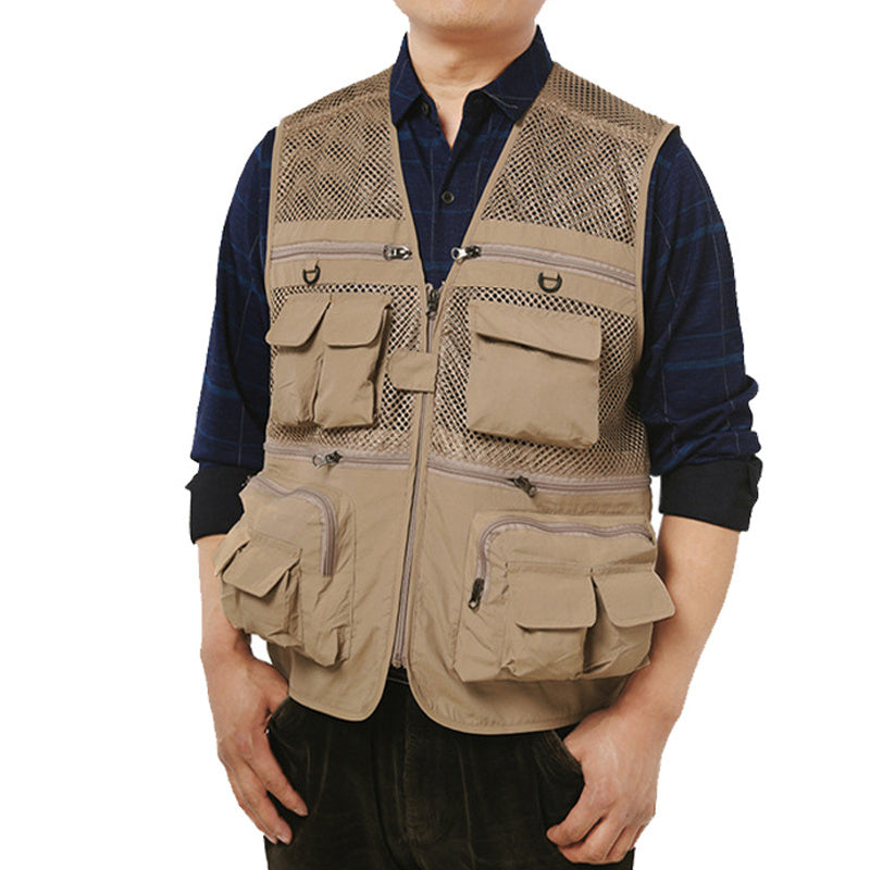 Videographer Vest Vest Director Reporter Mesh Vest-Aria Doejay