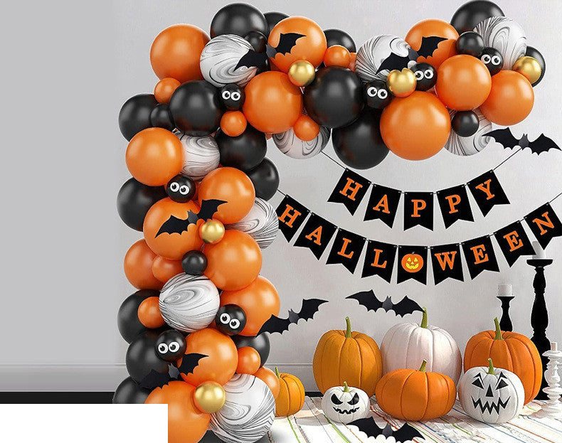 Halloween Party Decor Latex Balloons Set-Aria Doejay