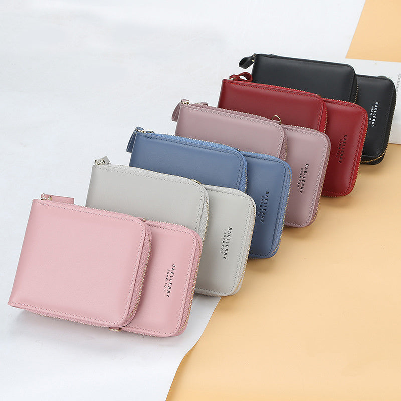 Large Capacity Crossbody Shoulder Bags For Women Fashion Zipper Mobile Phone Bag-Aria Doejay