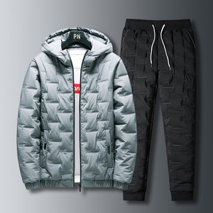 Men's Autumn And Winter Suits New Down Padded Jackets-Aria Doejay