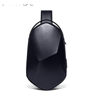 Men's Diamond-shaped Mechanical Hard Shell Bag