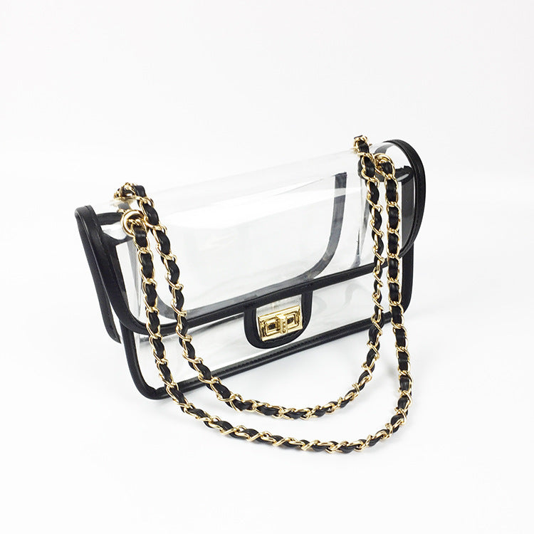 Jelly Transparent Bag Chain Bag Underarm