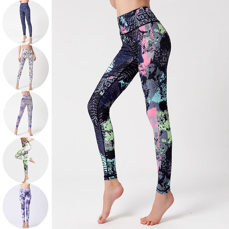 Fashion Tie Dye Leggings Women Fitness Yoga Pants Push Up Workout Sports Legging High Waist Tights Gym Ladies Clothing-Aria Doejay