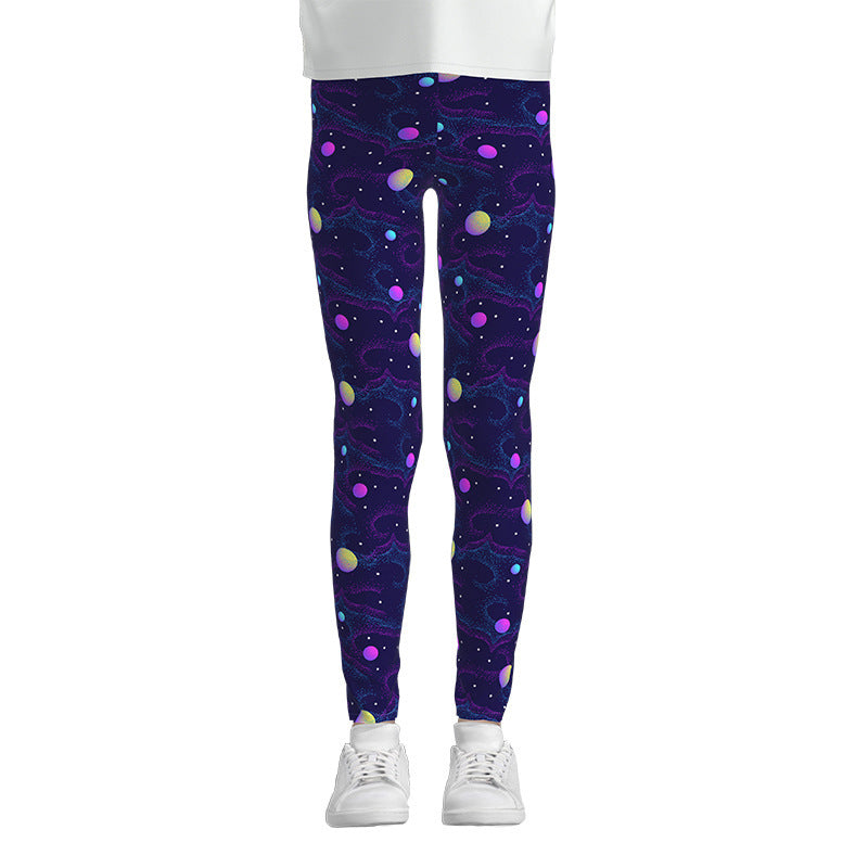 Digital Printing Leggings Girls Leggings Thin Stretch Pants-Aria Doejay