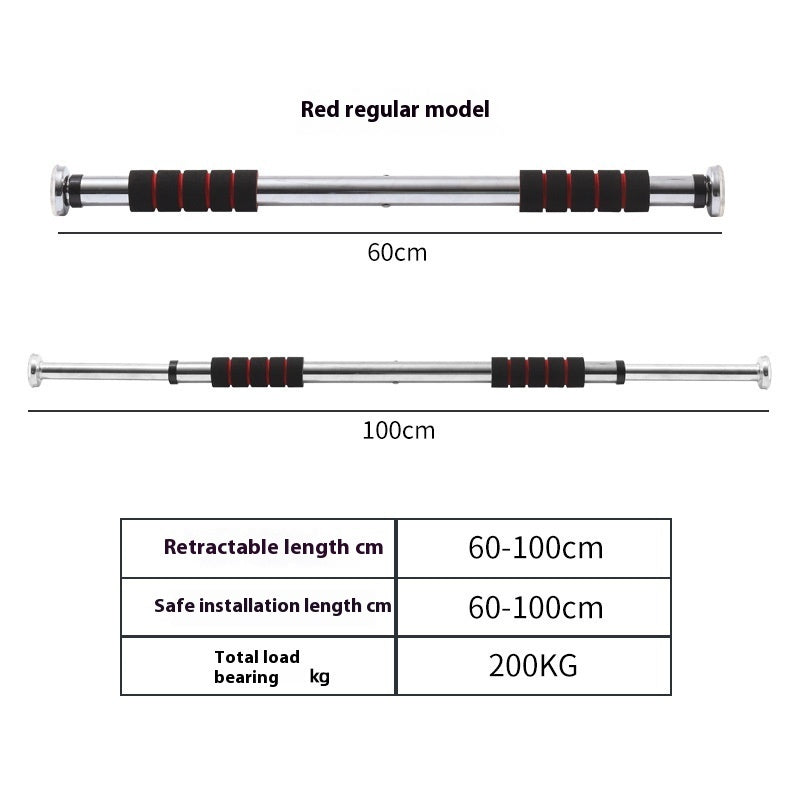 Indoor Punch-free Horizontal Bar On The Door Pull-up Fitness Equipment-Aria Doejay