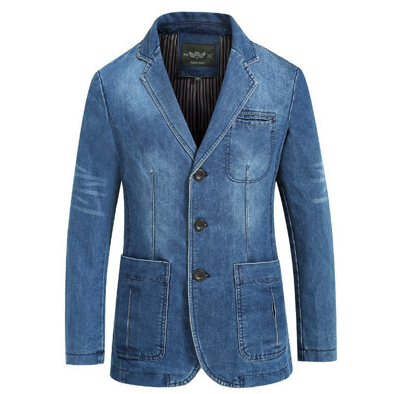 Men's Denim Suits, Men's Cotton Denim, Konishi Decoration-Aria Doejay