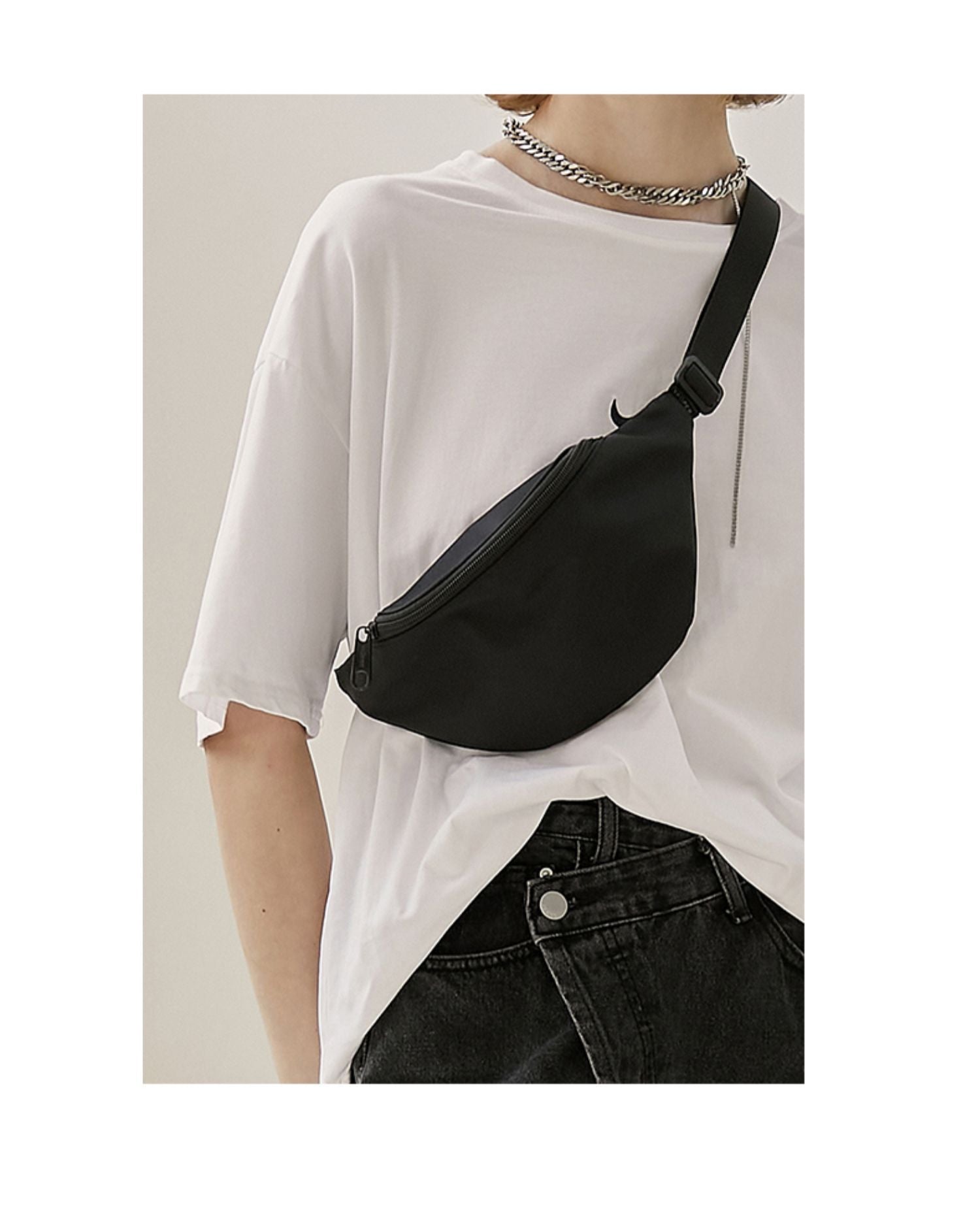 Men's Street Trendy One-shoulder Small Shoulder Bag