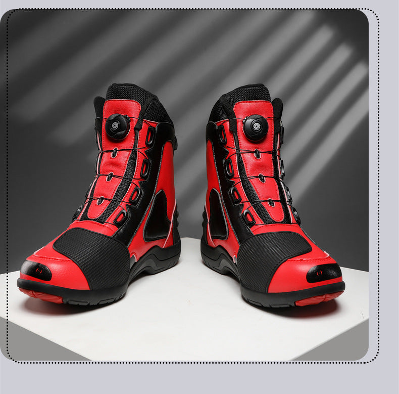 Motorcycle Long Mountain Locomotive Road Anti-skid Protection Off-road Lightweight Commuter Worker Boot-Aria Doejay